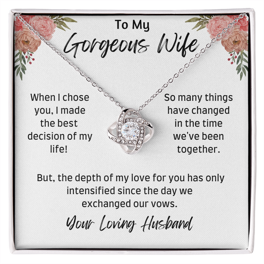 Gorgeous Wife / Love Knot Necklace