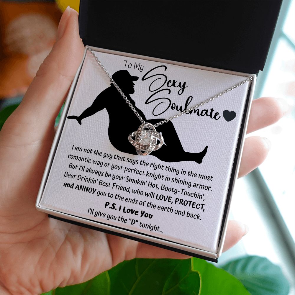 The "D" Sexy Soulmate Love Knot Necklace