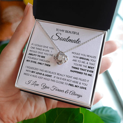 Beautiful Soulmate Special Love Knot Necklace