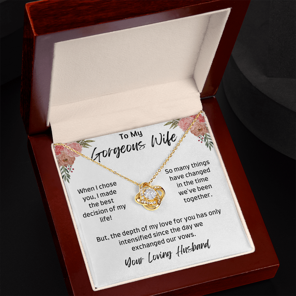 Gorgeous Wife / Love Knot Necklace
