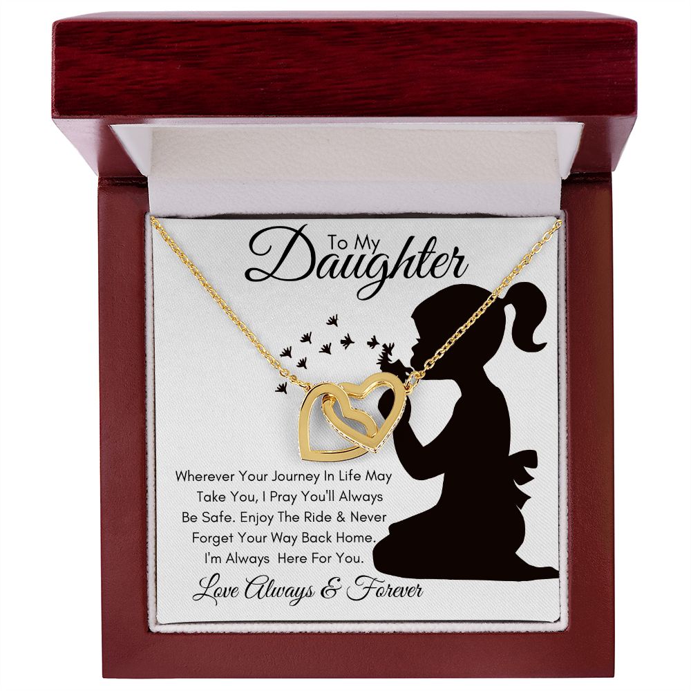 Daughter Journey / Interlocking Hearts Necklace