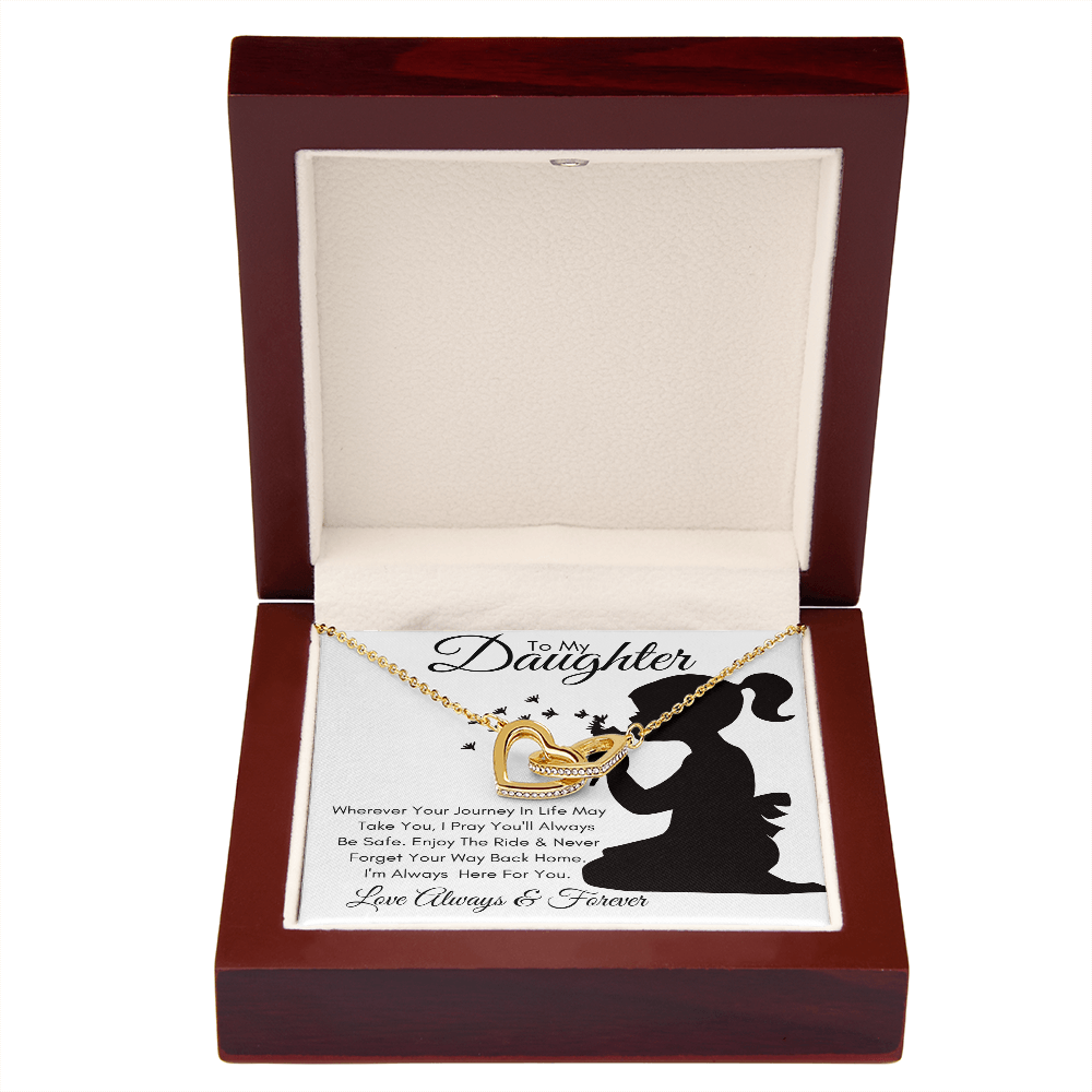 Daughter Journey / Interlocking Hearts Necklace