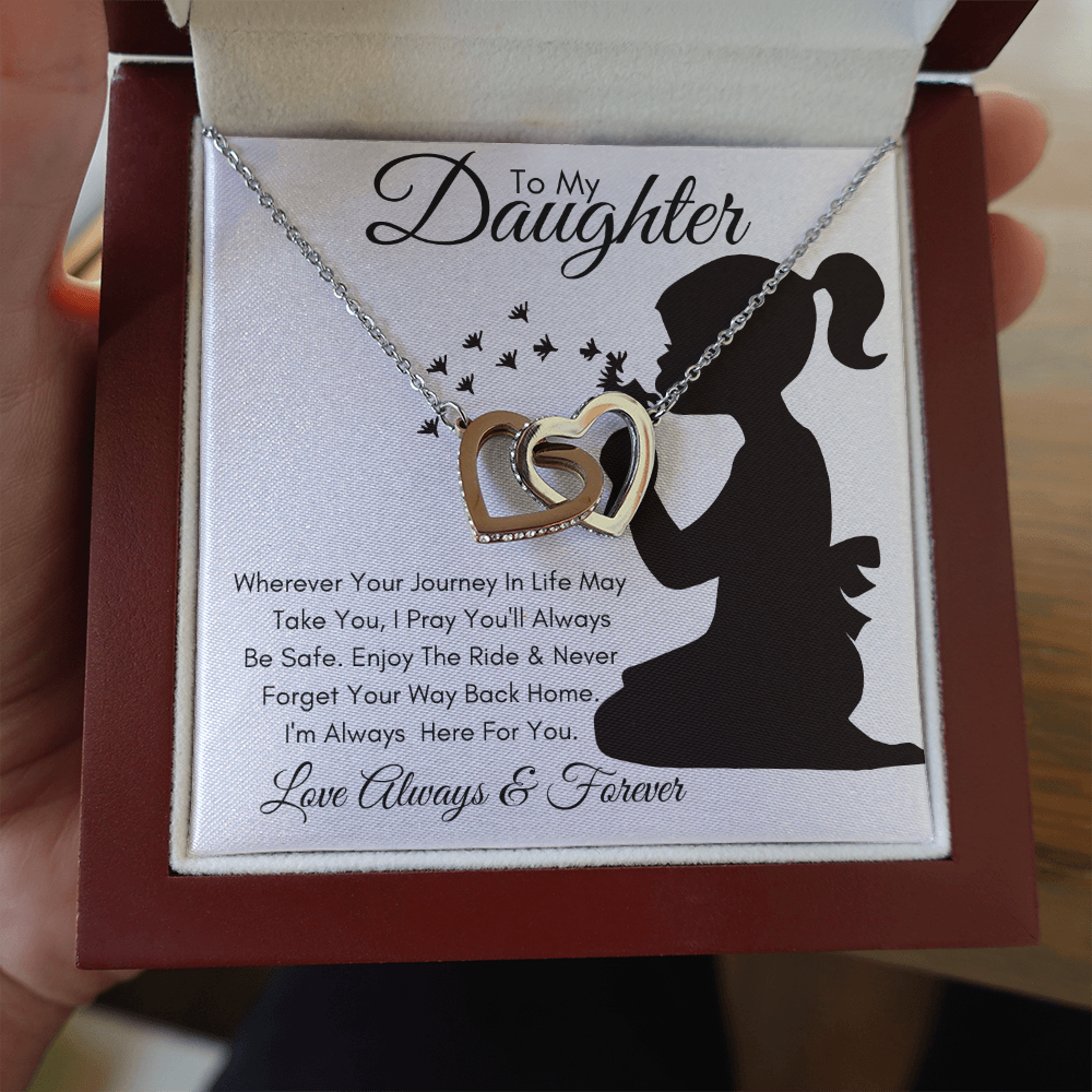 Daughter Journey / Interlocking Hearts Necklace