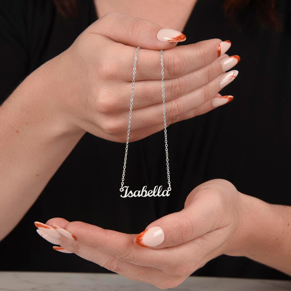 Daughter Beauty Dad Lion Custom Name Necklace