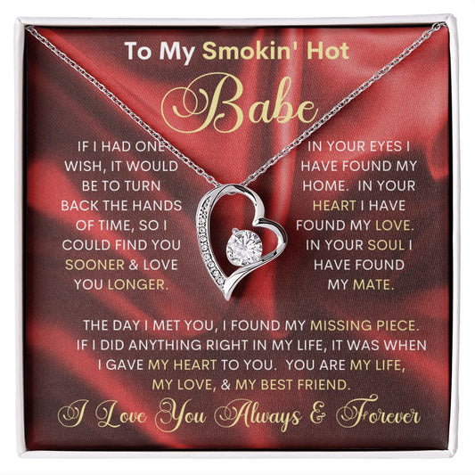 Smokin' Hot Babe / Forever Love Necklace
