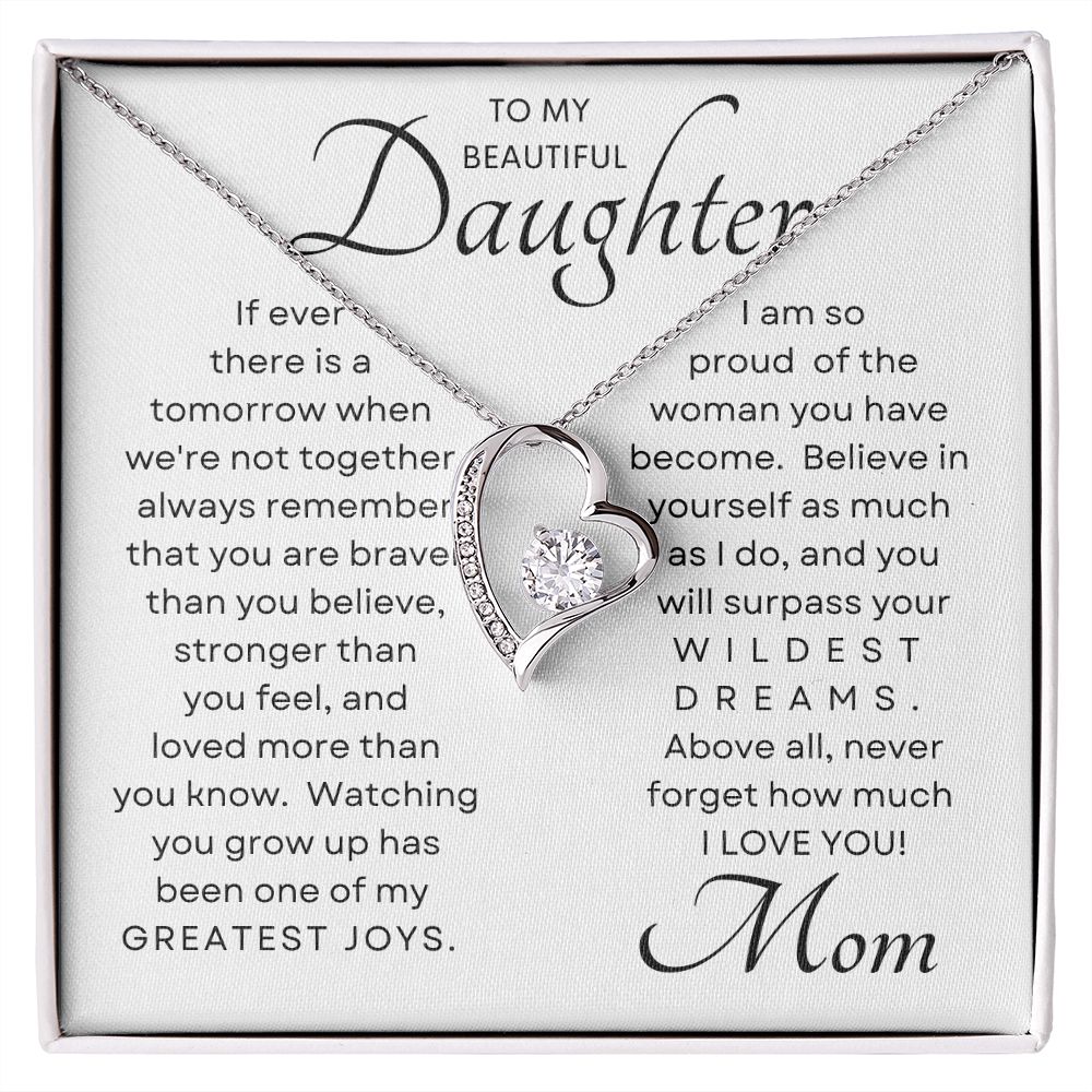 Daughter Greatest Joy Forever Love Necklace
