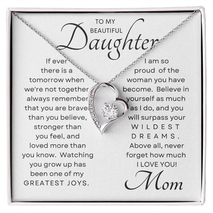 Daughter Greatest Joy Forever Love Necklace