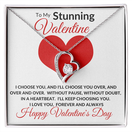 Stunning Valentine Forever Love Necklace