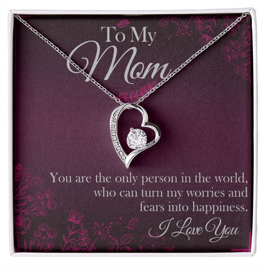 Mom You're The Only One Forever Love Necklace