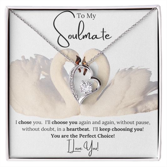 Forever Love Necklace Soulmate Choice For Her