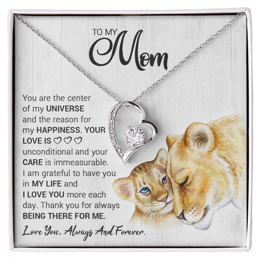 Mom Lioness Universe Forever Love Necklace