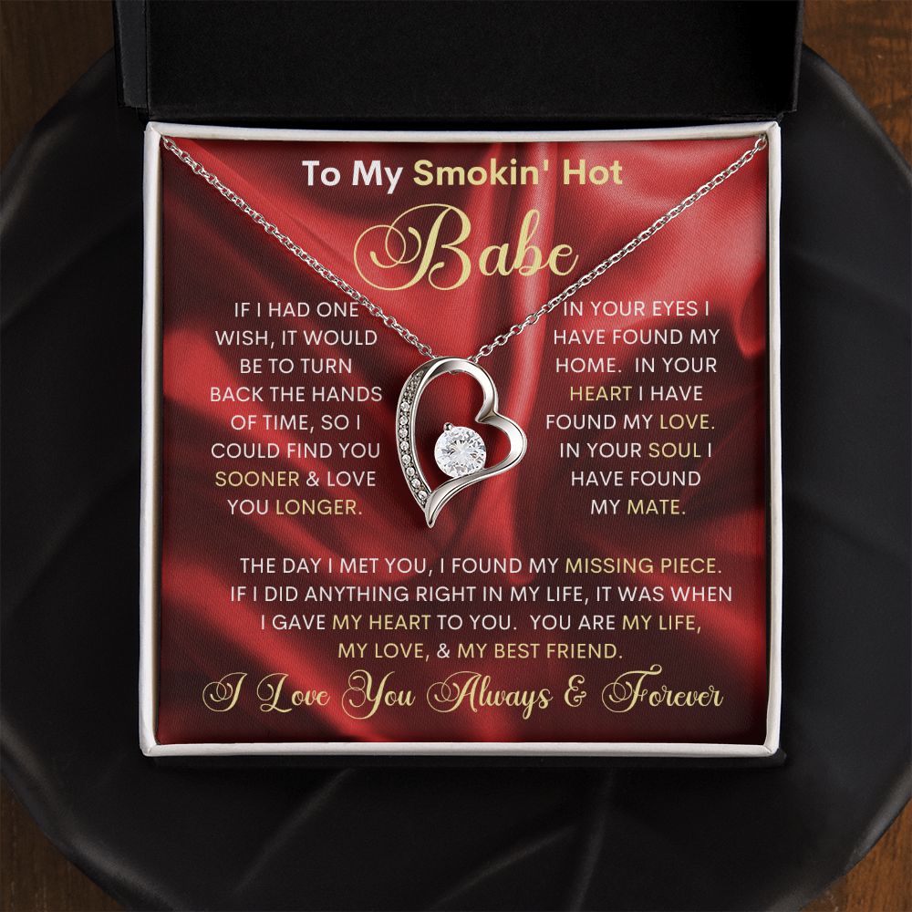 Smokin' Hot Babe / Forever Love Necklace