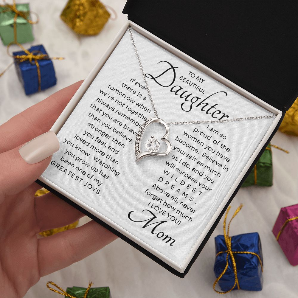 Daughter Greatest Joy Forever Love Necklace