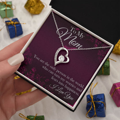 Mom You're The Only One Forever Love Necklace