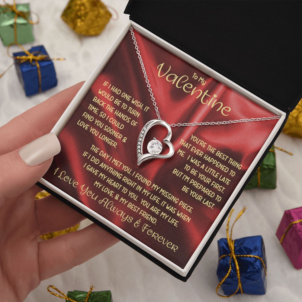 My Valentine Red Forever Love Necklace