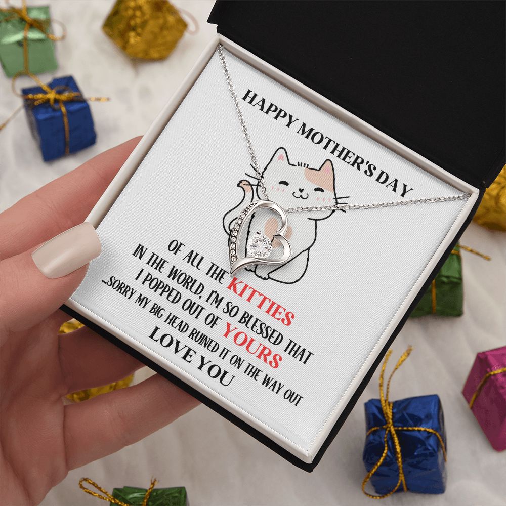 Mother's Day Your Kitty Forever Love Necklace