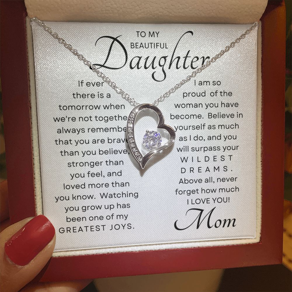 Daughter Greatest Joy Forever Love Necklace