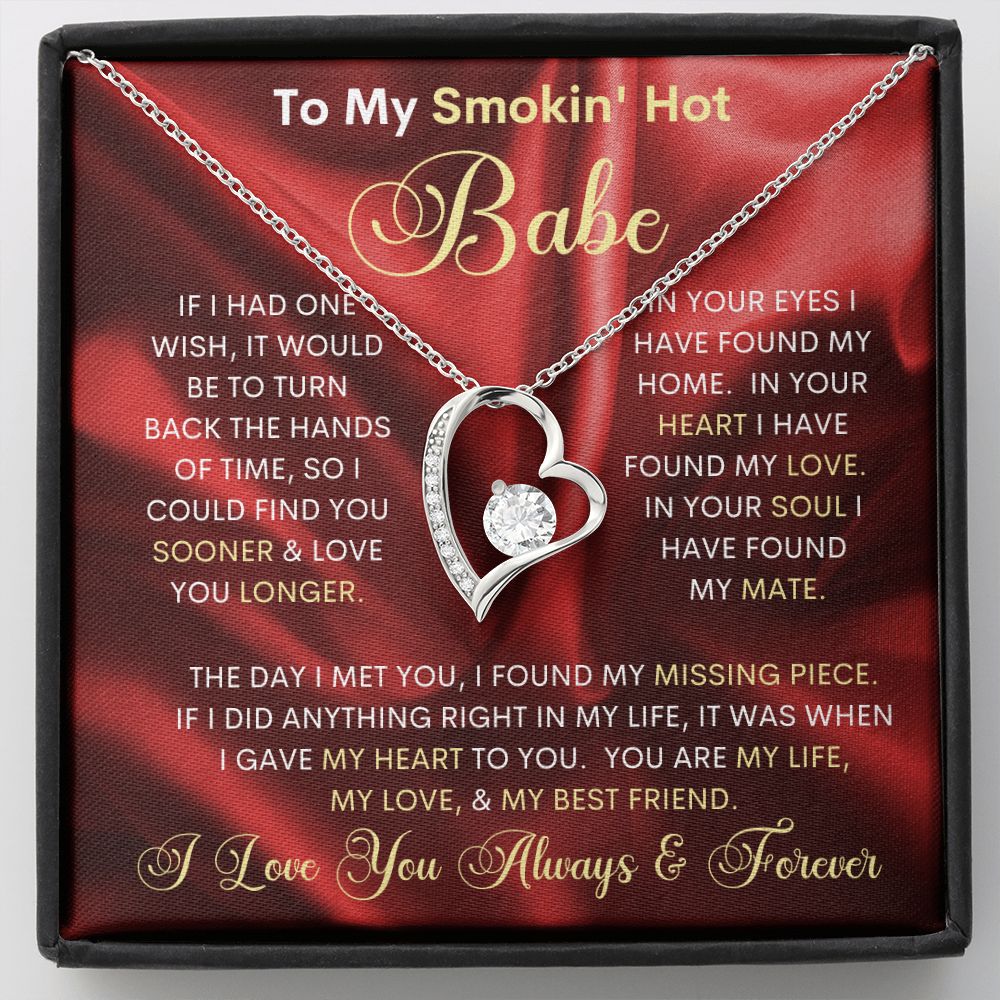 Smokin' Hot Babe / Forever Love Necklace