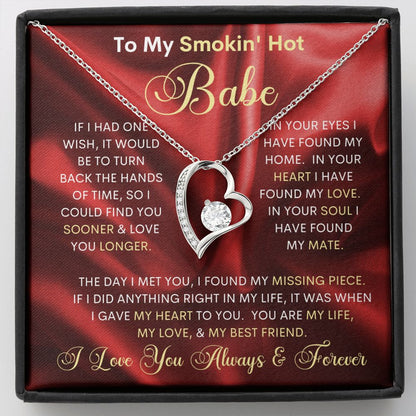 Smokin' Hot Babe / Forever Love Necklace