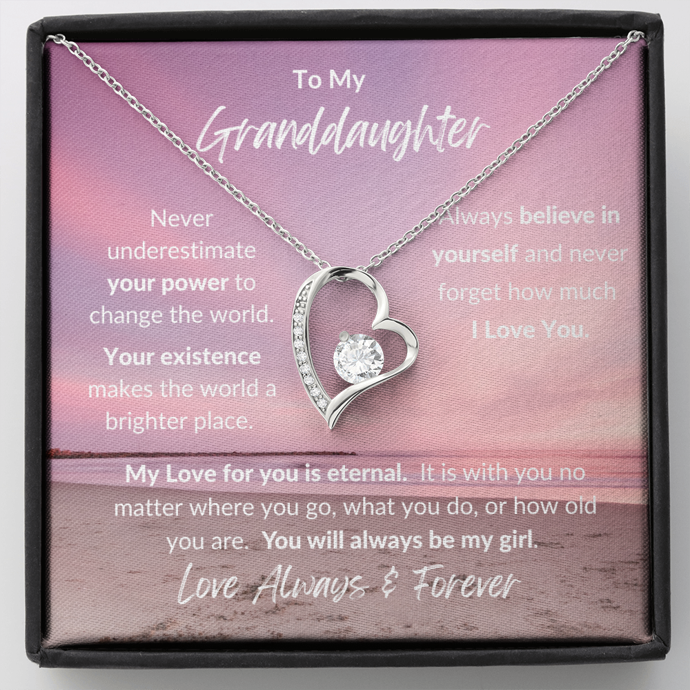 Granddaughter Eternal / Forever Love Necklace