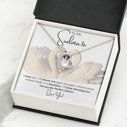Forever Love Necklace Soulmate Choice For Her
