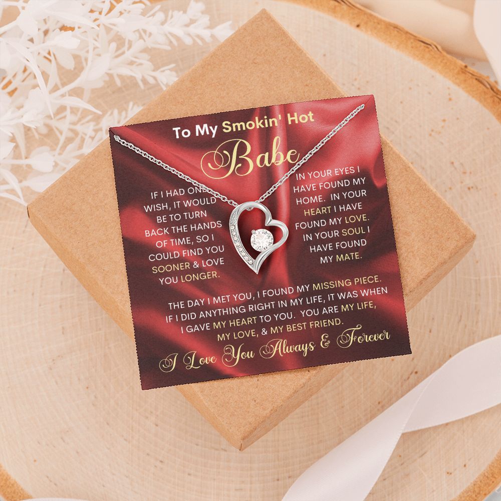 Smokin' Hot Babe / Forever Love Necklace