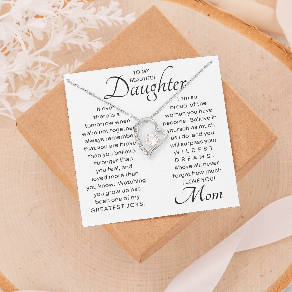 Daughter Greatest Joy Forever Love Necklace