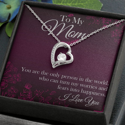 Mom You're The Only One Forever Love Necklace