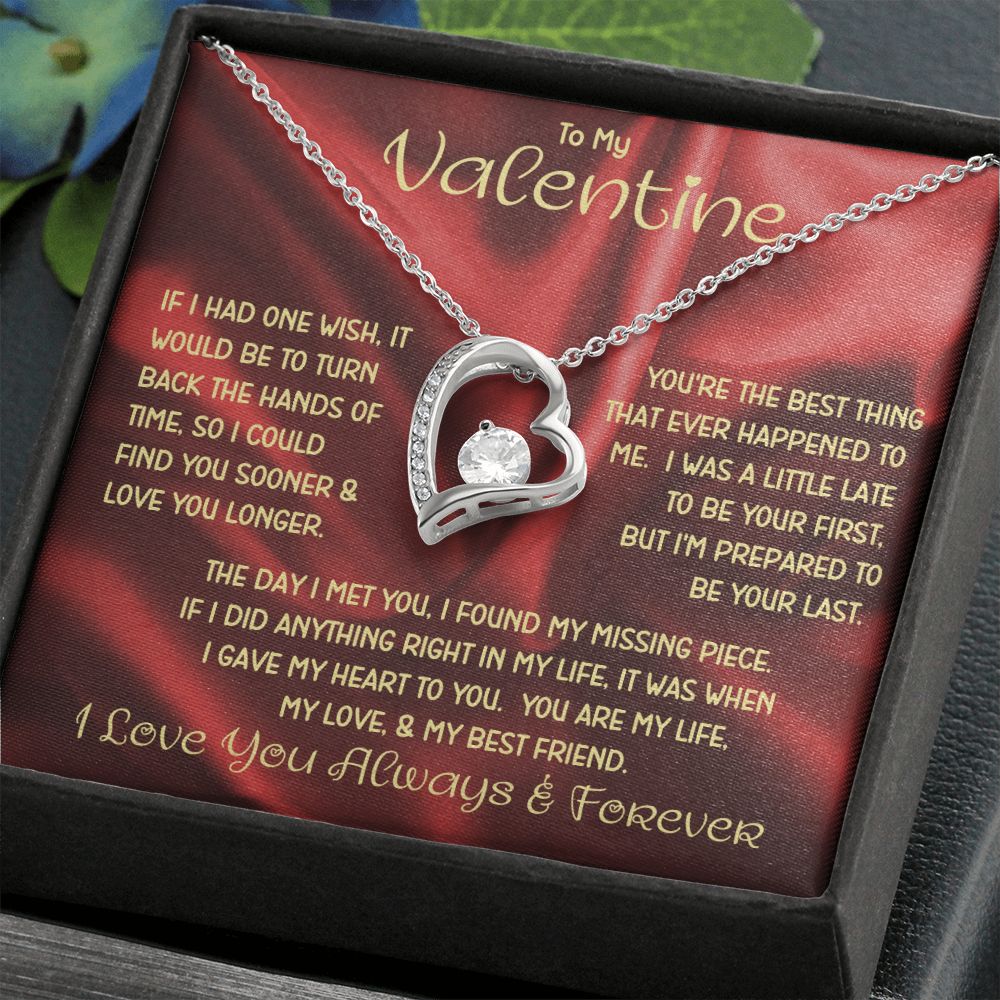 My Valentine Red Forever Love Necklace