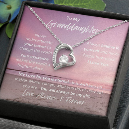 Granddaughter Eternal / Forever Love Necklace