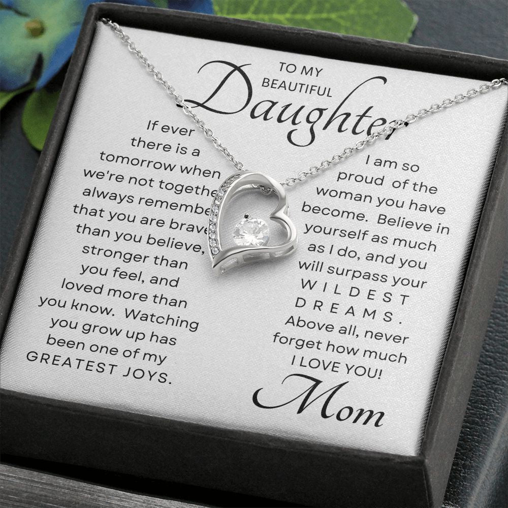 Daughter Greatest Joy Forever Love Necklace
