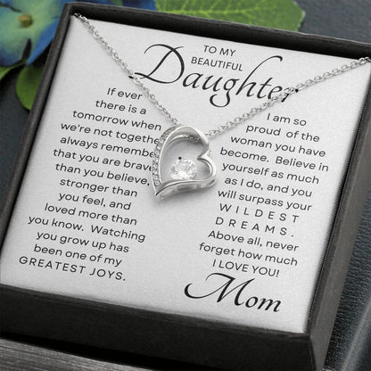 Daughter Greatest Joy Forever Love Necklace