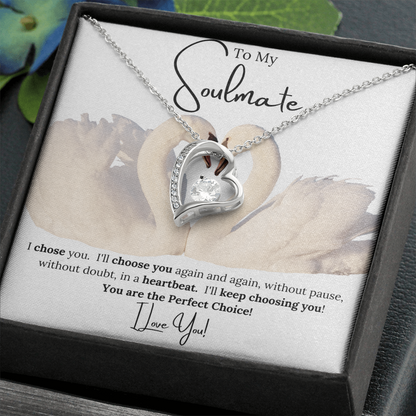 Forever Love Necklace Soulmate Choice For Her
