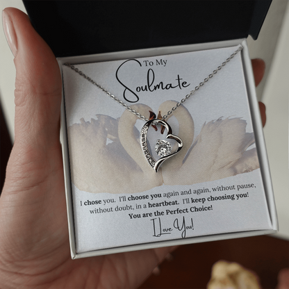 Forever Love Necklace Soulmate Choice For Her