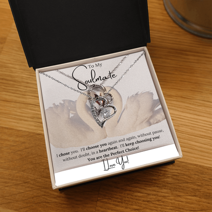 Forever Love Necklace Soulmate Choice For Her