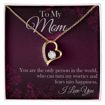 Mom You're The Only One Forever Love Necklace
