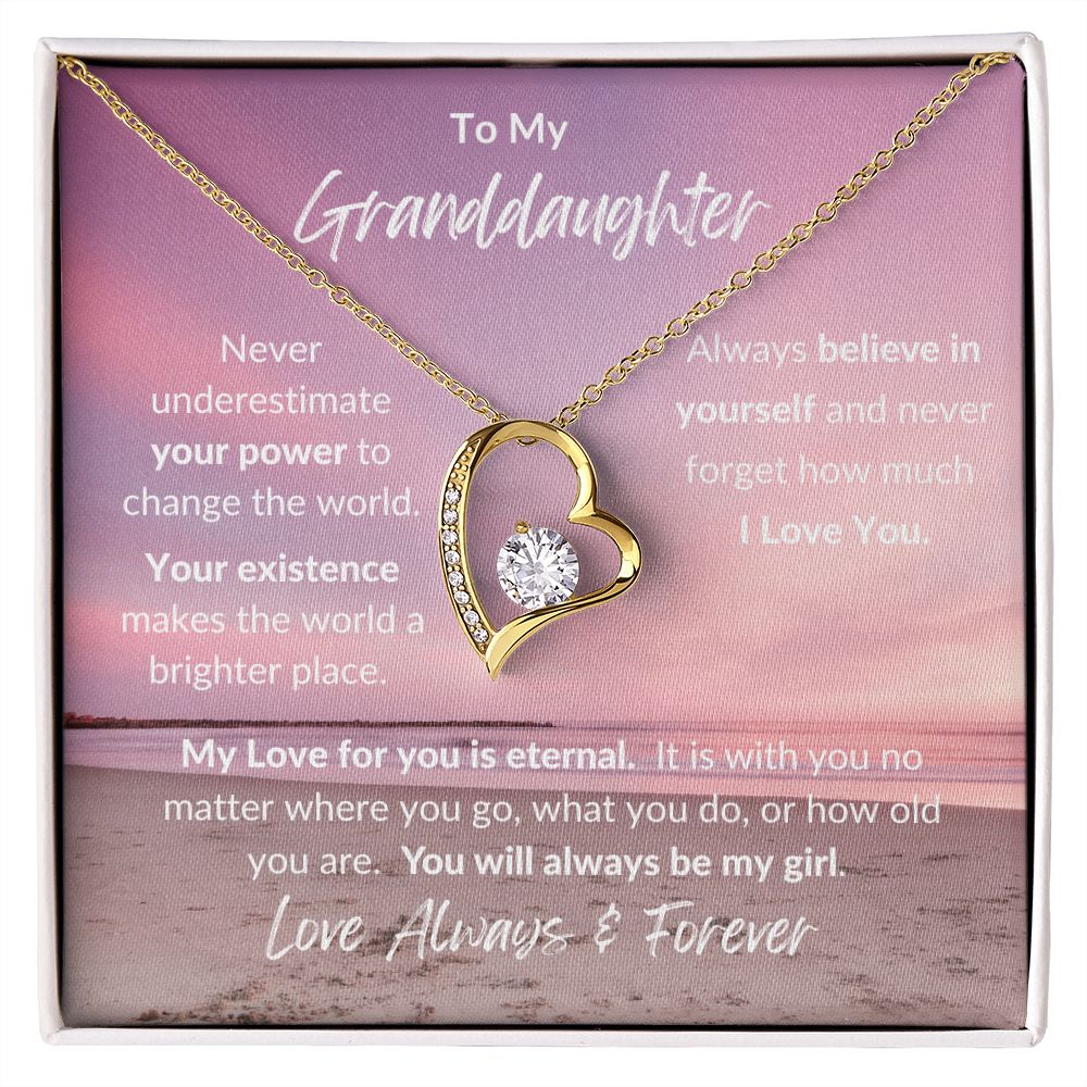 Granddaughter Eternal / Forever Love Necklace
