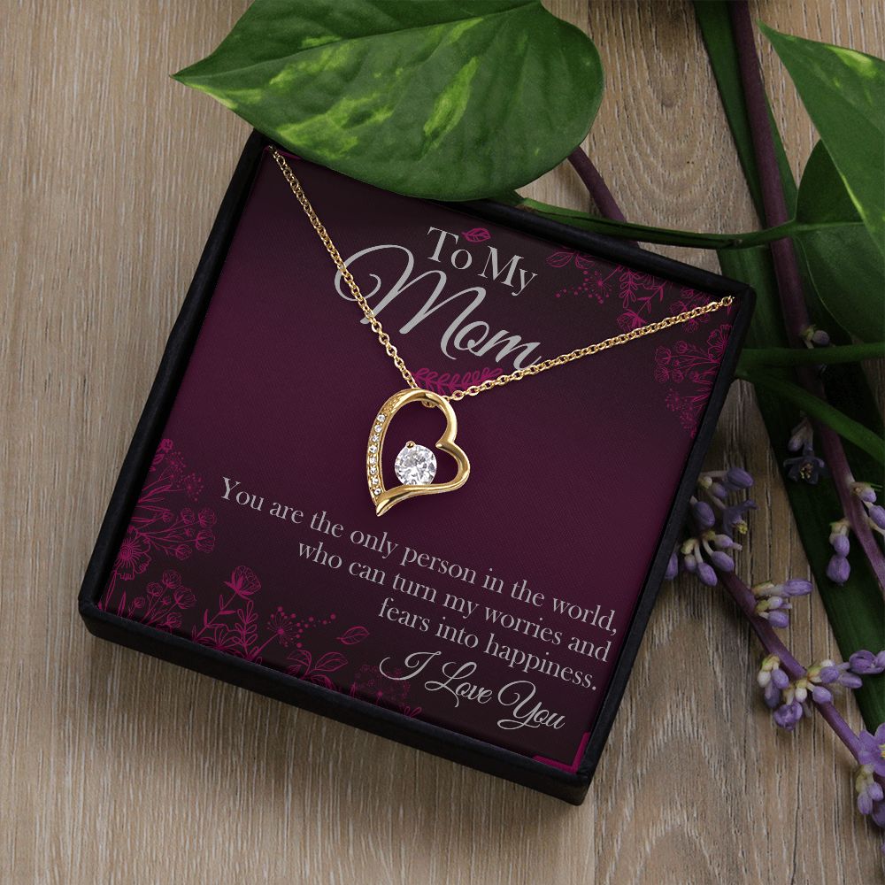 Mom You're The Only One Forever Love Necklace