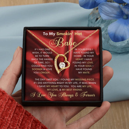 Smokin' Hot Babe / Forever Love Necklace