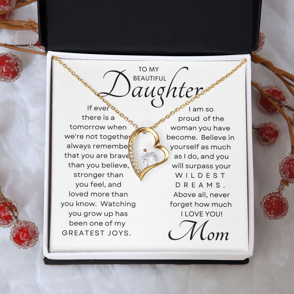 Daughter Greatest Joy Forever Love Necklace