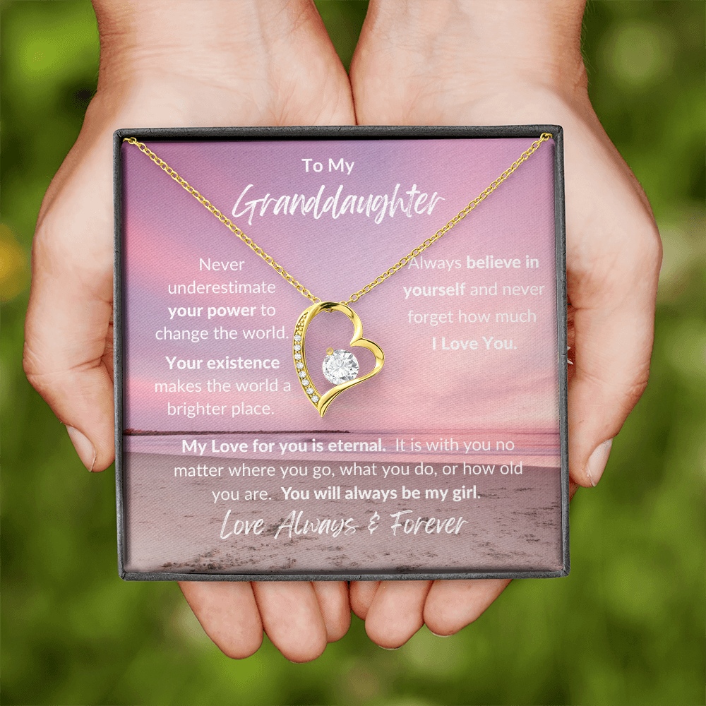 Granddaughter Eternal / Forever Love Necklace
