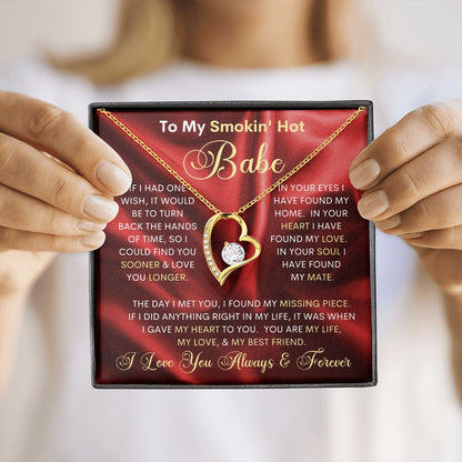Smokin' Hot Babe / Forever Love Necklace