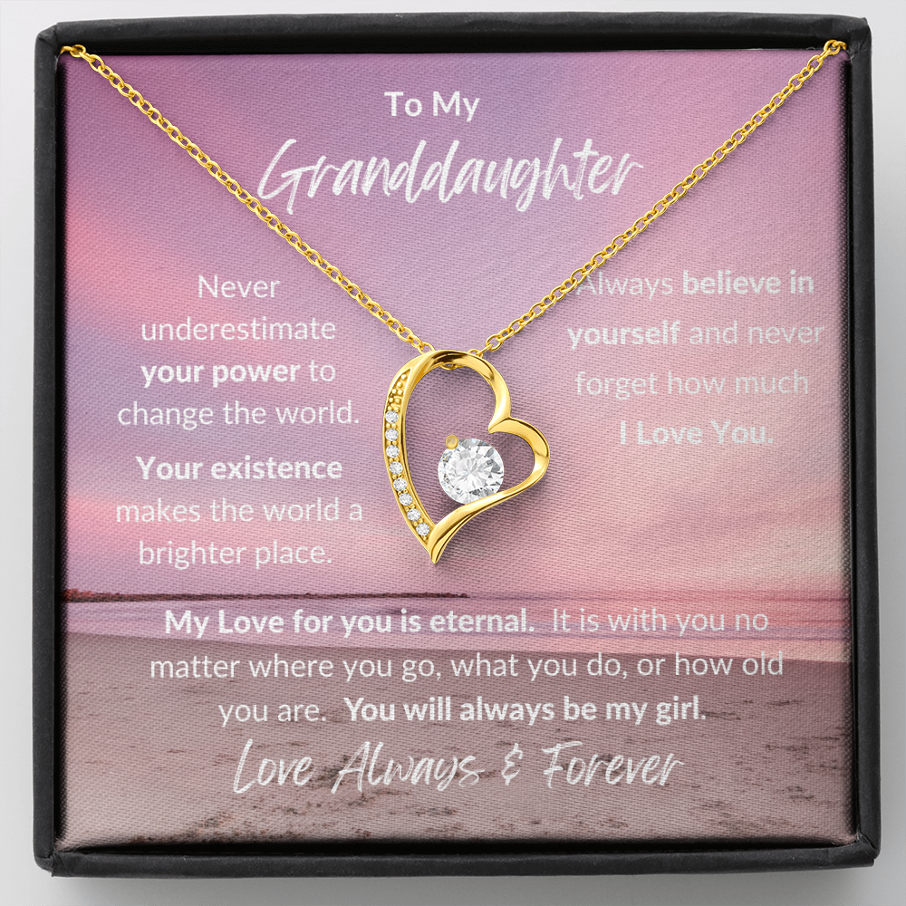 Granddaughter Eternal / Forever Love Necklace