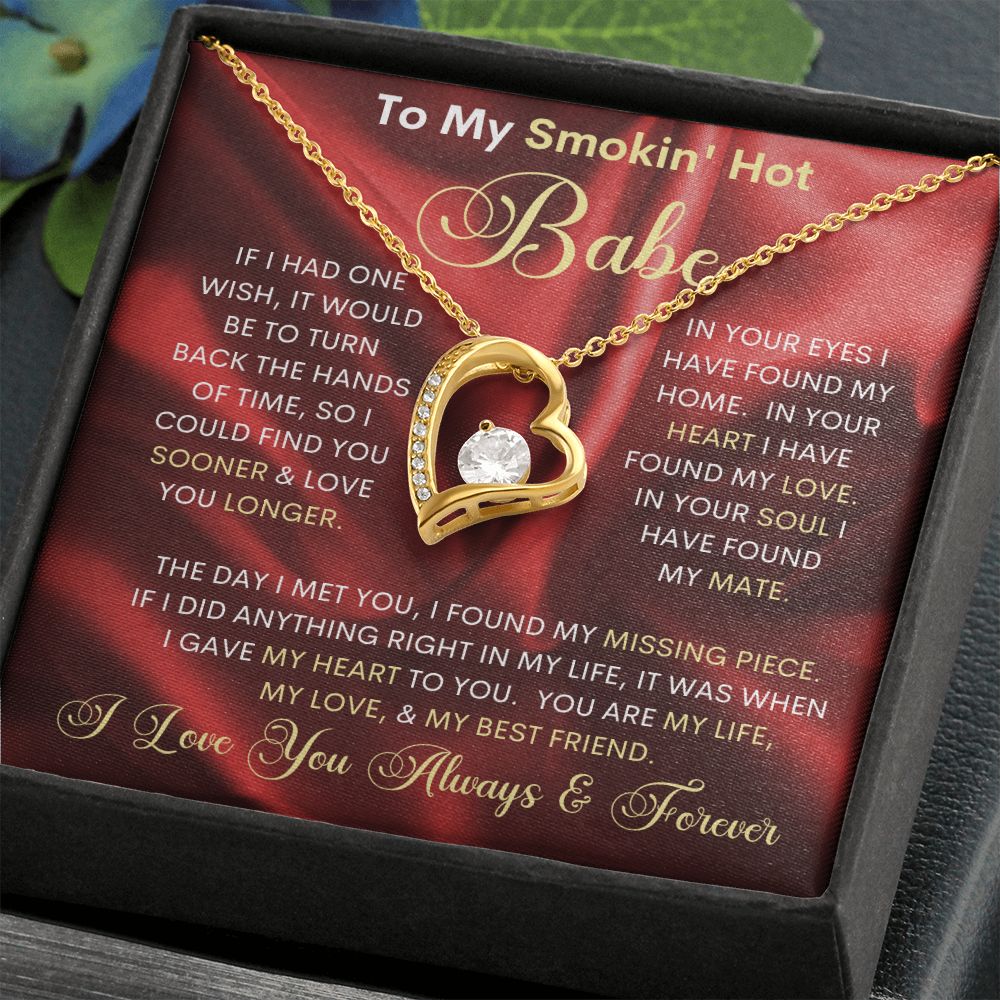 Smokin' Hot Babe / Forever Love Necklace