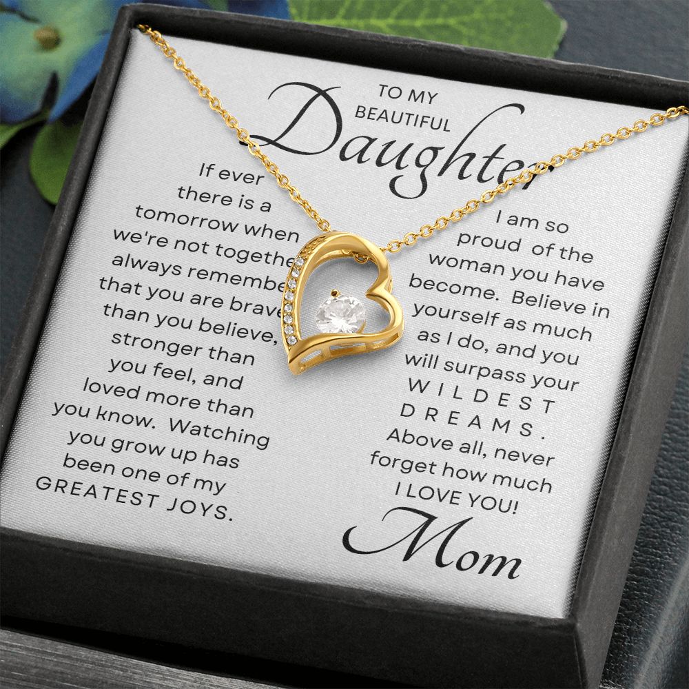 Daughter Greatest Joy Forever Love Necklace