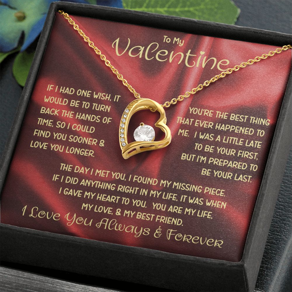 My Valentine Red Forever Love Necklace