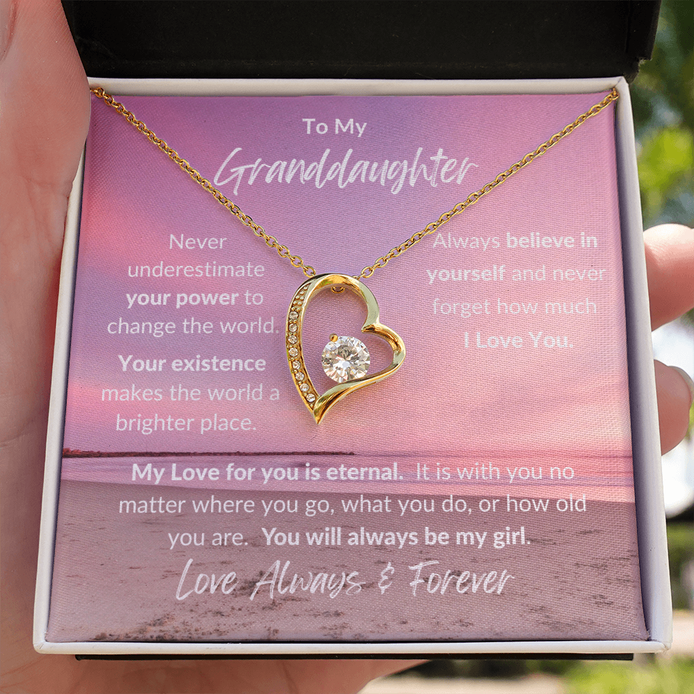 Granddaughter Eternal / Forever Love Necklace